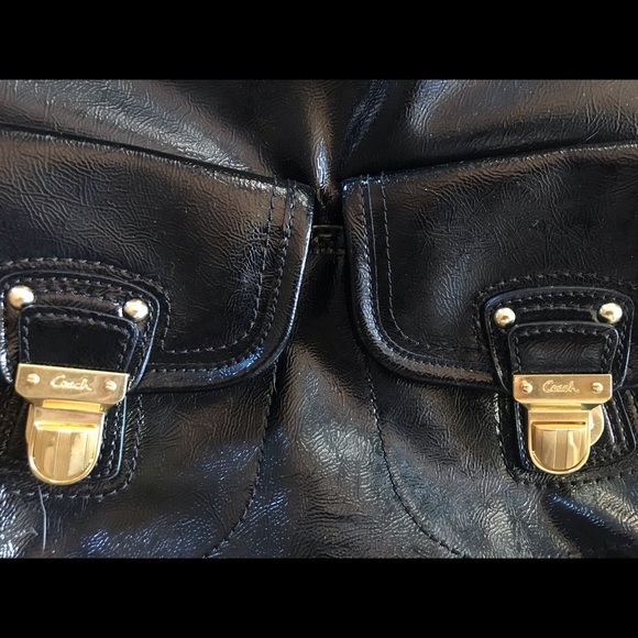 Black Vintage Coach purse - Picture 3 of 7